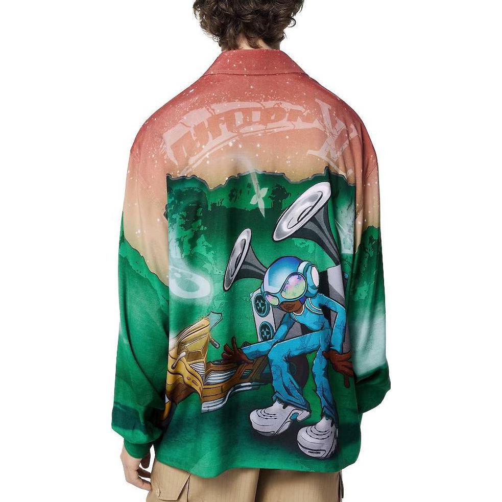 Purchase Camiseta de Manga Larga LOUIS VUITTON FW23 Logo de Caricatura Multicolor Hombre 1ABJ0I