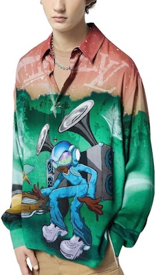 Camiseta de Manga Larga LOUIS VUITTON FW23 Logo de Caricatura Multicolor Hombre 1ABJ0I Details for Camiseta de Manga Larga LOUIS VUITTON FW23 Logo de Caricatura Multicolor Hombre 1ABJ0I