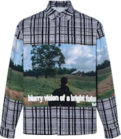 LOUIS VUITTON FW23 Check Print Long Sleeve Button-Up Shirt Multicolor 1ABY24 LOUIS VUITTON FW23 Check Print Long Sleeve Button-Up Shirt Multicolor 1ABY24