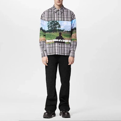 Camiseta LOUIS VUITTON FW23 de Cuadros Multicolor Manga Larga y Botones 1ABY24 Shop Camiseta LOUIS VUITTON FW23 de Cuadros Multicolor Manga Larga y Botones 1ABY24