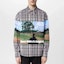 Purchase Camiseta LOUIS VUITTON FW23 de Cuadros Multicolor Manga Larga y Botones 1ABY24