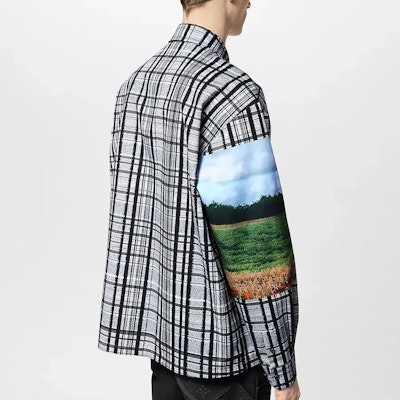 Camiseta LOUIS VUITTON FW23 de Cuadros Multicolor Manga Larga y Botones 1ABY24 Details for Camiseta LOUIS VUITTON FW23 de Cuadros Multicolor Manga Larga y Botones 1ABY24