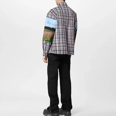 Camiseta LOUIS VUITTON FW23 de Cuadros Multicolor Manga Larga y Botones 1ABY24 Sizing Camiseta LOUIS VUITTON FW23 de Cuadros Multicolor Manga Larga y Botones 1ABY24