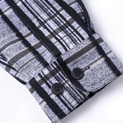 Camiseta LOUIS VUITTON FW23 de Cuadros Multicolor Manga Larga y Botones 1ABY24 1