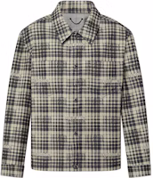 Order ルイヴィトン FW23 チェッカードロゴ モノグラム 長袖カジュアルシャツ メンズ 1ABY9I