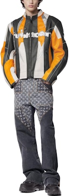 LOUIS VUITTON FW23 Colorblock Leather Jacket Men Multicolor. 1ABZIP,1ABZIN,1ABZIQ Lookbook LOUIS VUITTON FW23 Colorblock Leather Jacket Men Multicolor. 1ABZIP,1ABZIN,1ABZIQ