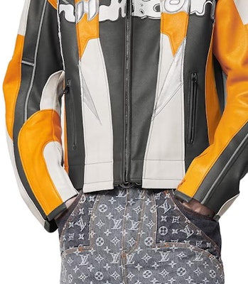 LOUIS VUITTON FW23 Colorblock Leather Jacket Men Multicolor. 1ABZIP,1ABZIN,1ABZIQ Details for LOUIS VUITTON FW23 Colorblock Leather Jacket Men Multicolor. 1ABZIP,1ABZIN,1ABZIQ
