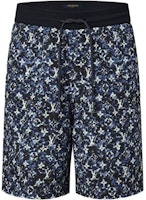 LOUIS VUITTON FW23 Colorblock Logo Print Drawstring Shorts Blue Mens. 1ABJ9H LOUIS VUITTON FW23 Colorblock Logo Print Drawstring Shorts Blue Mens. 1ABJ9H