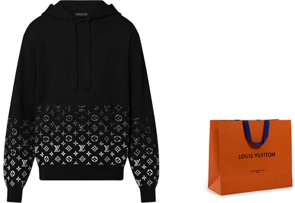 路易威登 FW23 配色Logo印花連帽衫 黑色 1AFAQD Lookbook 路易威登 FW23 配色Logo印花連帽衫 黑色 1AFAQD