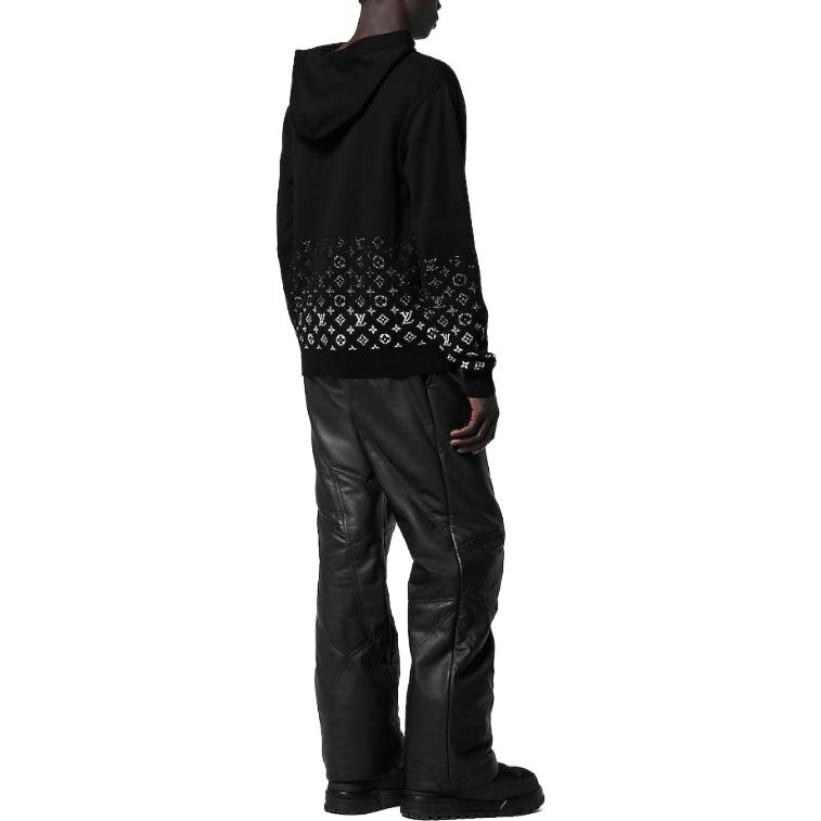 Purchase 路易威登 FW23 配色Logo印花連帽衫 黑色 1AFAQD
