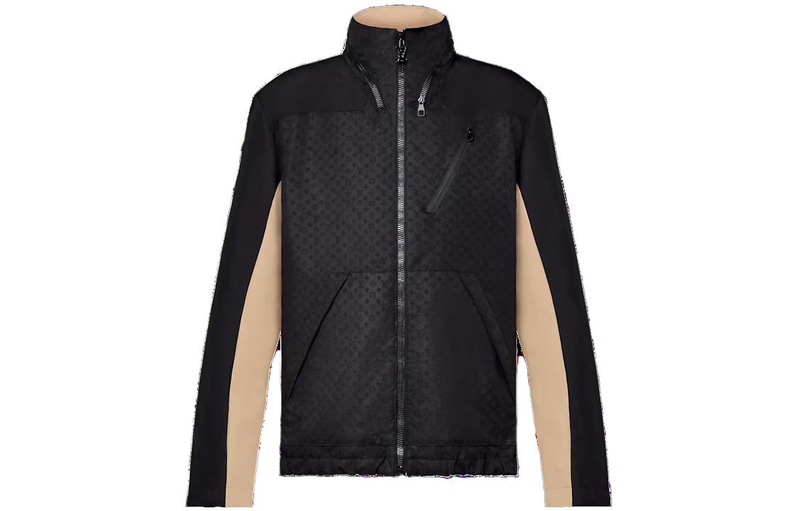 LOUIS VUITTON FW23 Contrast Zip Long-Sleeve Parka Jacket Men Black 1ABNQ6 圖 2