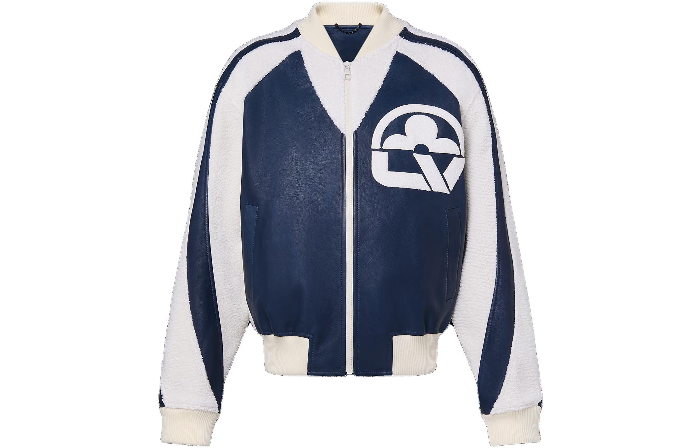 LOUIS VUITTON FW23 Floral Monogram Jacket Blue . 1ABOCU