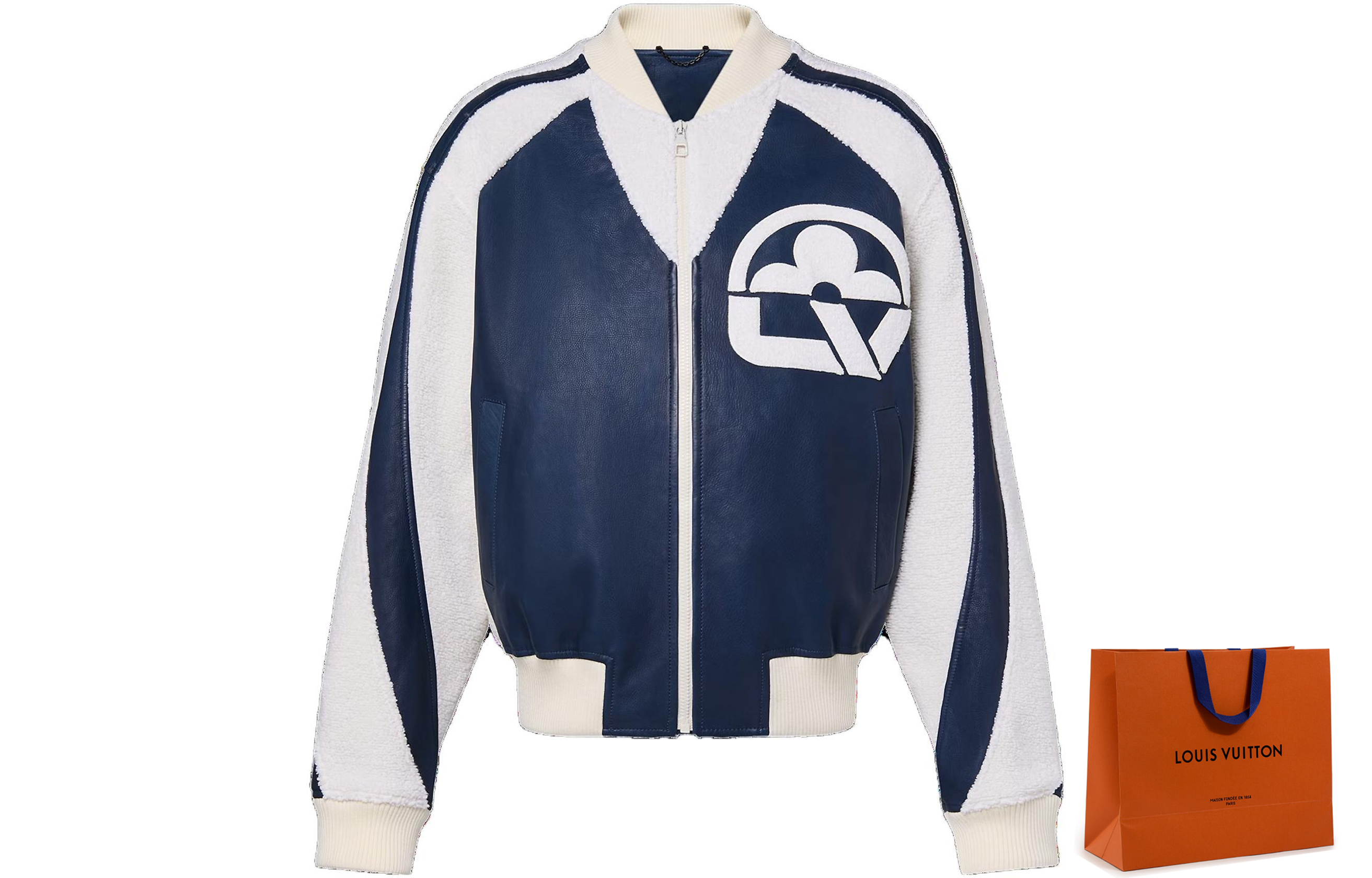 LOUIS VUITTON FW23 Floral Monogram Jacket Blue . 1ABOCU 圖 8