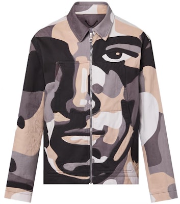 LOUIS VUITTON FW23 Jaket Denim Geometric Portrait Multicolor Lelaki. 1ABYMP Buy LOUIS VUITTON FW23 Jaket Denim Geometric Portrait Multicolor Lelaki. 1ABYMP