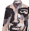 Sizing LOUIS VUITTON FW23 Jaket Denim Geometric Portrait Multicolor Lelaki. 1ABYMP