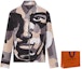 Cheap LOUIS VUITTON FW23 Jaket Denim Geometric Portrait Multicolor Lelaki. 1ABYMP