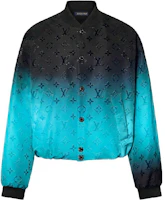 Louis Vuitton FW23 Gradient Bomber Jacket Multicolor Casual Outerwear 1AF906 Louis Vuitton FW23 Gradient Bomber Jacket Multicolor Casual Outerwear 1AF906
