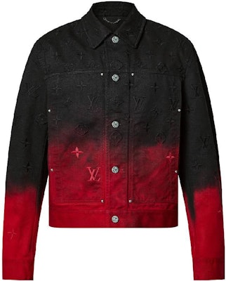 Louis Vuitton FW23 Jaket Denim Gradasi Multicolor Lengan Panjang Kasual 1AF776 Order Louis Vuitton FW23 Jaket Denim Gradasi Multicolor Lengan Panjang Kasual 1AF776