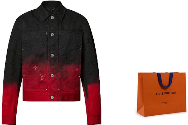 Louis Vuitton FW23 Jaket Denim Gradasi Multicolor Lengan Panjang Kasual 1AF776 Lookbook Louis Vuitton FW23 Jaket Denim Gradasi Multicolor Lengan Panjang Kasual 1AF776