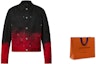 Lookbook Louis Vuitton FW23 Jaket Denim Gradasi Multicolor Lengan Panjang Kasual 1AF776