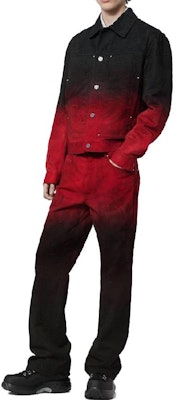 Louis Vuitton FW23 Jaket Denim Gradasi Multicolor Lengan Panjang Kasual 1AF776 Shop Louis Vuitton FW23 Jaket Denim Gradasi Multicolor Lengan Panjang Kasual 1AF776