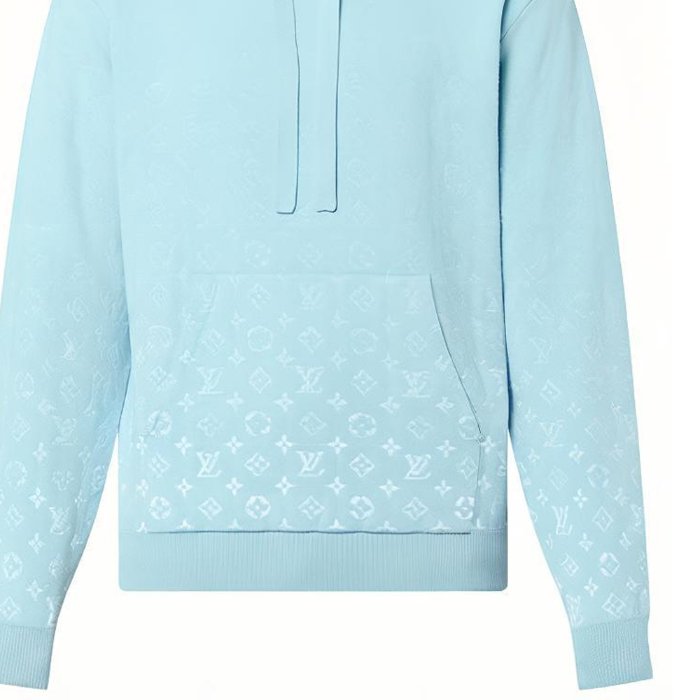 LOUIS VUITTON FW23 Gradient Hoodie Blue -  Fall Collection. 1AARPL 圖 7