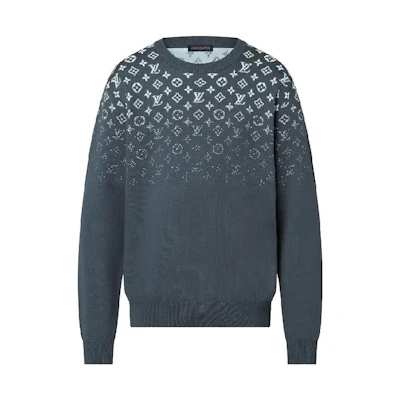 LOUIS VUITTON FW23 Gradient Logo Crewneck Sweatshirt . 1AFAPN
