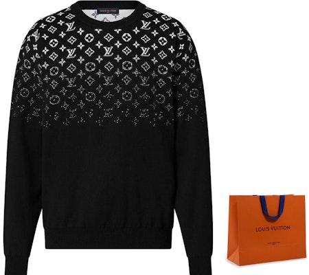 Sudadera Louis Vuitton FW23 Logotipo Degradado Cuello Redondo. 1AFAPN Lookbook Sudadera Louis Vuitton FW23 Logotipo Degradado Cuello Redondo. 1AFAPN