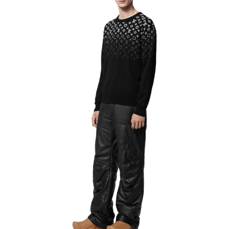 Shop Sudadera Louis Vuitton FW23 Logotipo Degradado Cuello Redondo. 1AFAPN