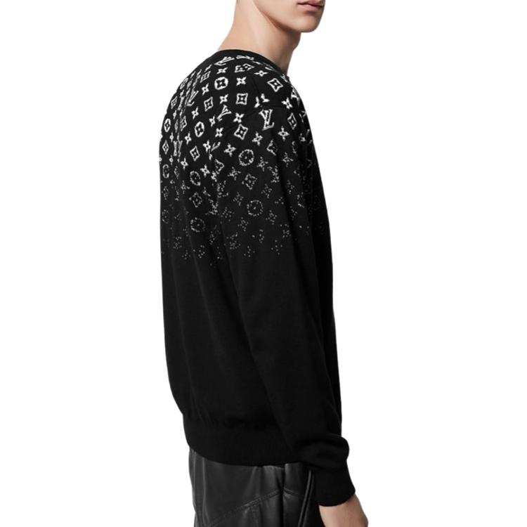 Details for Sudadera Louis Vuitton FW23 Logotipo Degradado Cuello Redondo. 1AFAPN