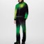 Lookbook LOUIS VUITTON FW23 Gradient Zip-Up Hoodie Hijau Lengan Panjang 1AFB60