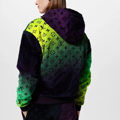 LOUIS VUITTON FW23 Gradient Zip-Up Hoodie Hijau Lengan Panjang 1AFB60 Purchase LOUIS VUITTON FW23 Gradient Zip-Up Hoodie Hijau Lengan Panjang 1AFB60