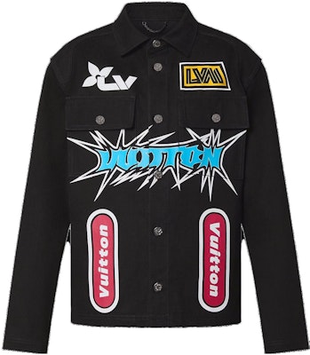 LOUIS VUITTON FW23 Graffiti Logo Single-Breasted Jacket Black Coat 1ABJ7Y Buy LOUIS VUITTON FW23 Graffiti Logo Single-Breasted Jacket Black Coat 1ABJ7Y