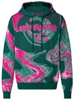 LOUIS VUITTON FW23 Green Swirl Print Logo Oversized Sweatshirt Men’s. 1ABJ33 LOUIS VUITTON FW23 Green Swirl Print Logo Oversized Sweatshirt Men’s. 1ABJ33