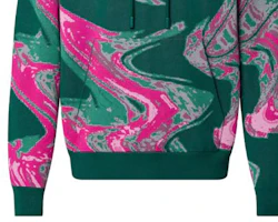 Sizing LOUIS VUITTON FW23 Green Swirl Print Logo Oversized Sweatshirt Men’s. 1ABJ33