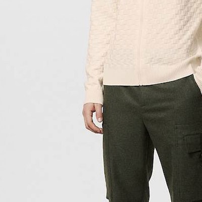 루이비통 FW23 아이보리 화이트 니트 지퍼 캐주얼 긴팔 스웨터 1AF520 Details for 루이비통 FW23 아이보리 화이트 니트 지퍼 캐주얼 긴팔 스웨터 1AF520