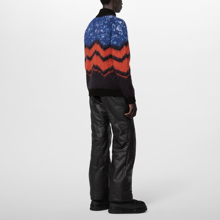 Purchase 路易威登 FW23 男士多色提花针织羊绒毛衣. 1AFAN5