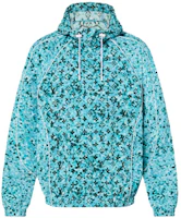 Order 路易威登 FW23 藍色滿版印花連帽外套 男款 1ABJ4U