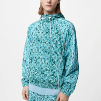 Purchase 路易威登 FW23 藍色滿版印花連帽外套 男款 1ABJ4U