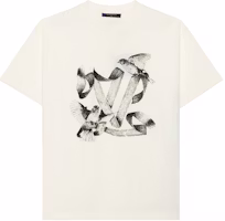 LOUIS VUITTON FW23 Logo Animal Print Crewneck T-Shirt White . 1ABXR6 LOUIS VUITTON FW23 Logo Animal Print Crewneck T-Shirt White . 1ABXR6