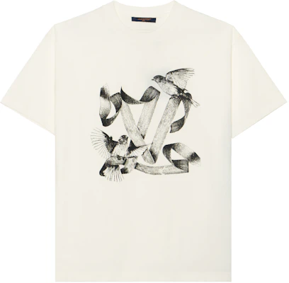 路易威登 FW23 logo 动物印花白色圆领T恤 1ABXR6 Buy 路易威登 FW23 logo 动物印花白色圆领T恤 1ABXR6