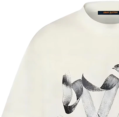 路易威登 FW23 logo 动物印花白色圆领T恤 1ABXR6 Details for 路易威登 FW23 logo 动物印花白色圆领T恤 1ABXR6