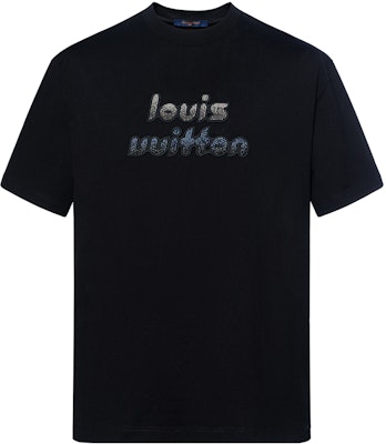 路易威登 FW23 标志串珠刺绣黑色圆领T恤 1ABYKQ Order 路易威登 FW23 标志串珠刺绣黑色圆领T恤 1ABYKQ