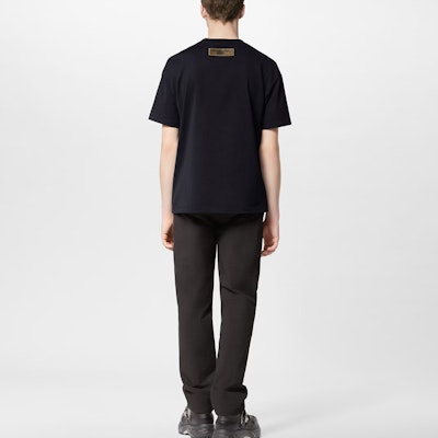 路易威登 FW23 标志串珠刺绣黑色圆领T恤 1ABYKQ Shop 路易威登 FW23 标志串珠刺绣黑色圆领T恤 1ABYKQ