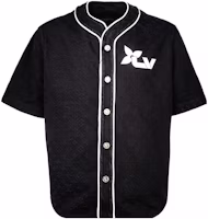 LOUIS VUITTON FW23 Logo Black Printed Denim Short Sleeve Shirt Men 1ABJDT LOUIS VUITTON FW23 Logo Black Printed Denim Short Sleeve Shirt Men 1ABJDT