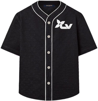 LOUIS VUITTON FW23 Logo Black Printed Denim Short Sleeve Shirt Men 1ABJDT Shop LOUIS VUITTON FW23 Logo Black Printed Denim Short Sleeve Shirt Men 1ABJDT