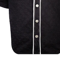 Details for 路易威登 FW23 男士黑色印花丹寧短袖襯衫 1ABJDT
