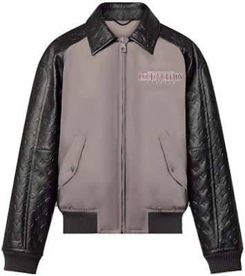 路易威登 FW23 灰色壓印Logo長袖外套 1ABZKG Order 路易威登 FW23 灰色壓印Logo長袖外套 1ABZKG