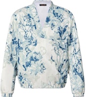 Louis Vuitton FW23 Logo Embroidered Casual Waist Jacket Blue Men’s 1ABJE1 Louis Vuitton FW23 Logo Embroidered Casual Waist Jacket Blue Men’s 1ABJE1