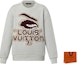 Cheap LOUIS VUITTON FW23 Logo Crewneck Sweatshirt Hijau Muda Lelaki. 1ABYJU
